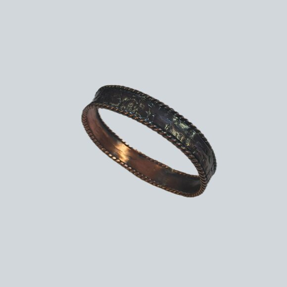 Karyn Chopik Bangle with Beveled Edge (Bronze) - Picture 3 of 3